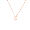 Stylish Beautiful Rose Gold Ring Necklace