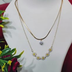 White Flower Necklace